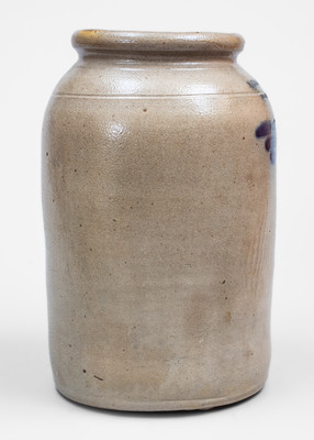 2 Gal. M. TYLER & CO. / ALBANY Stoneware Jar, circa 1825