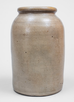 2 Gal. M. TYLER & CO. / ALBANY Stoneware Jar, circa 1825