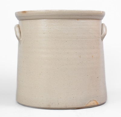 3 Gal. G. S. GUY & CO. / FORT EDWARD, NY Stoneware Crock w/ Bird Decoration