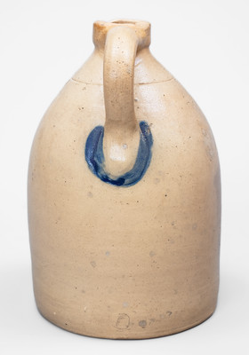 1 Gal. CORTLAND, New York Stoneware Jug w/ Floral Decoration