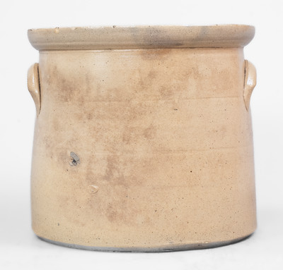 6 Qt. J. J. LAWLOR / ALBANY, NY Stoneware Crock w/ Bird Decoration