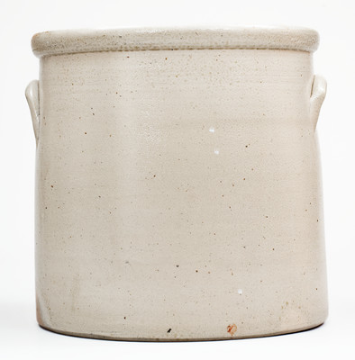 3 Gal. OTTMAN BROS. & CO. / FORT EDWARD, NY Stoneware Bird Crock, c1875