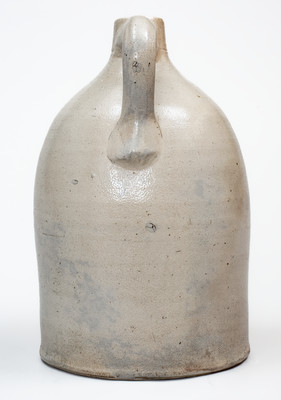 NEW YORK STONEWARE CO. / FORT EDWARD, NY Stoneware Bird Jug, c1875