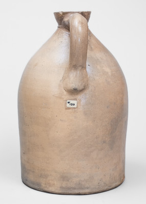 Scarce 2 Gal. NEW YORK STONEWARE CO. / FORT EDWARD, NY Stoneware Jug w/ Bird Decoration