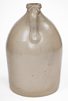 2 Gal. J. & E. NORTON / BENNINGTON, VT Stoneware Jug w/ Floral Decoration