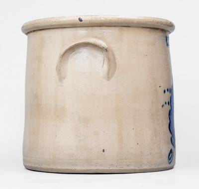 2 Gal. F. B. NORTON & CO. / WORCESTER, MASS. Stoneware Crock w/ Foliate Decoration