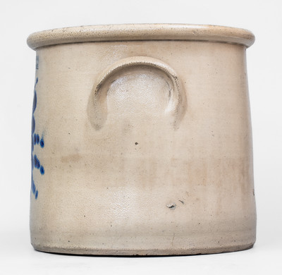 2 Gal. F. B. NORTON & CO. / WORCESTER, MASS. Stoneware Crock w/ Foliate Decoration