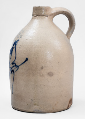 1 Gal. NEW YORK / STONEWARE CO. / FORT EDWARD, N.Y. Stoneware Bird Jug
