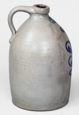 2 Gal. F. A. GALE / GALESVILLE, NY Stoneware Jug w/ Slip-Trailed Decoration