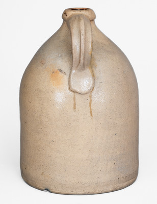 W. J. SEYMOUR / TROY FACTORY Stoneware Jug w/ Slip-Trailed Floral Decoration