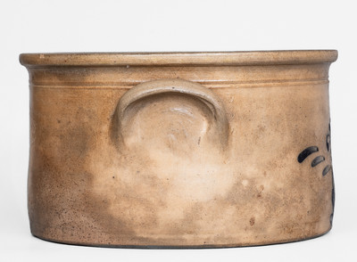 Attrib. William A. Macquoid, Manhattan Stoneware Cake Crock w/ Floral Decoration