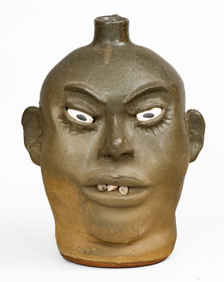 Lanier Meaders Face Jug, Cleveland, Georgia, c1975