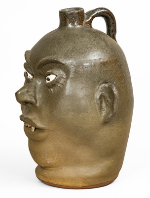 Lanier Meaders Face Jug, Cleveland, Georgia, c1975
