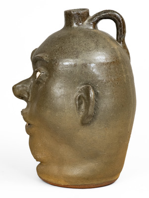 Lanier Meaders Face Jug, Cleveland, Georgia, c1975