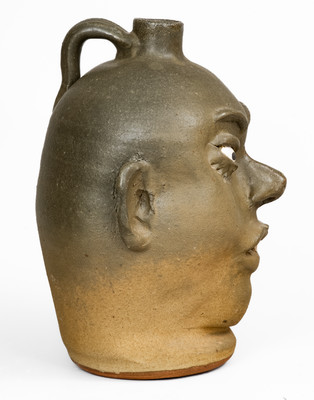 Lanier Meaders Face Jug, Cleveland, Georgia, c1975