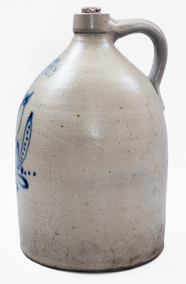 2 Gal. NEW YORK / STONEWARE CO. / FORT EDWARD, N.Y. Stoneware Bird Jug