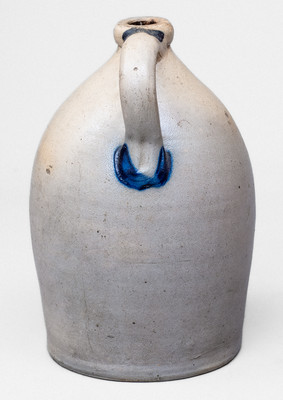 1 Gal. COWDEN & WILCOX / HARRISBURG, PA Stoneware Jug w/ Floral Decoration