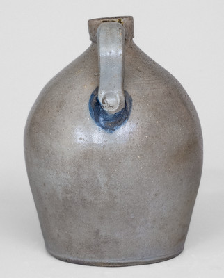 1 Gal. J. F. ACK & BRO. / MOORESBURG, PA Stoneware Jug w/ Floral Decoration