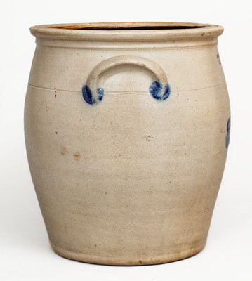 3 Gal. COWDEN & WILCOX / HARRISBURG, PA Stoneware Jar w/ Floral Decoration