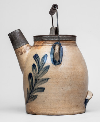 1 1/2 Gal. COWDEN & WILCOX / HARRISBURG, PA Stoneware Batter Pail, c1865