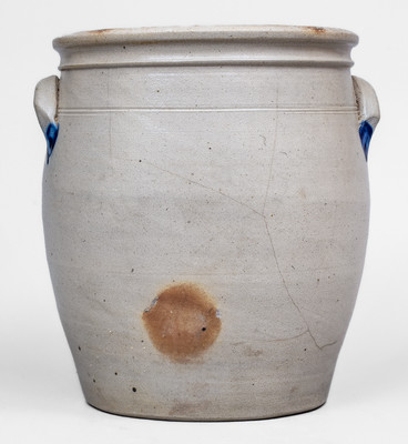 3 Gal. COWDEN & WILCOX / HARRISBURG, PA Stoneware Jar w/ Grapes Decoration