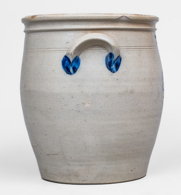 3 Gal. COWDEN & WILCOX / HARRISBURG, PA Stoneware Jar w/ Grapes Decoration