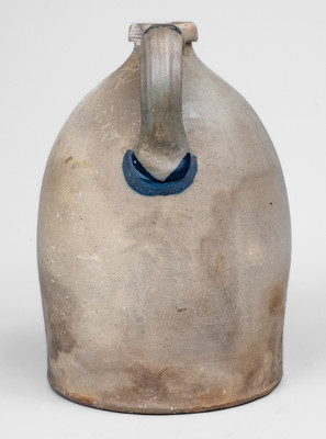 2 Gal. COWDEN & WILCOX / HARRISBURG, PA Stoneware Jug w/ Floral Decoration