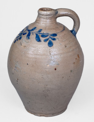 Fine Manhattan Stoneware Jug w/ Incised and Impressed Decoration, probably Crolius Family, circa 1795