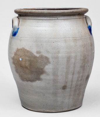 3 Gal. COWDEN & WILCOX / HARRISBURG, PA Stoneware Jar w/ Floral Decoration