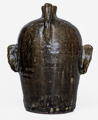 Scarce Lanier Meaders (Cleveland, GA) Face Jug w/ Elaborate Rock Teeth