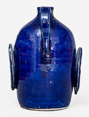 Rare Edwin Meaders (Cleveland, GA) Face Jug w/ Manufacturing Flaw