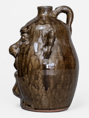 Lanier Meaders (Cleveland, GA) Face Jug, circa 1980