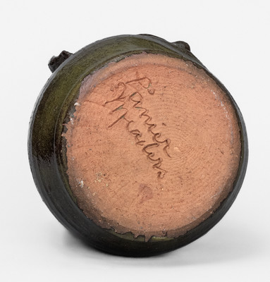 Unusual Lanier Meaders (Cleveland, GA) Face Jug w/ Rock Teeth, c1975