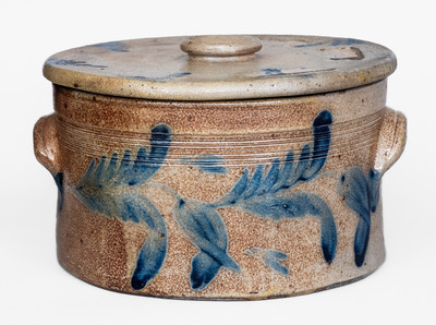 Lidded Philadelphia, PA, Stoneware Lidded Cake Crock, attrib. Richard C. Remmey