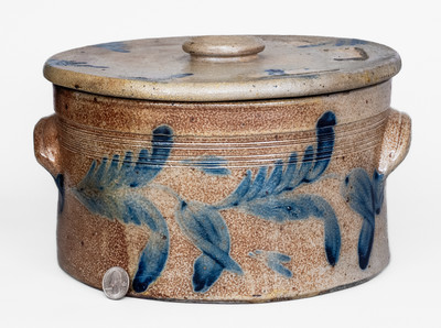 Lidded Philadelphia, PA, Stoneware Lidded Cake Crock, attrib. Richard C. Remmey