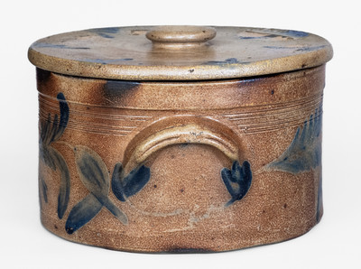 Lidded Philadelphia, PA, Stoneware Lidded Cake Crock, attrib. Richard C. Remmey