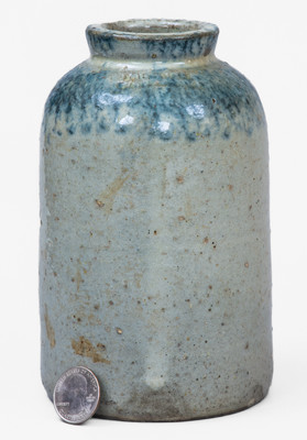 Scarce JOHN BELL / WAYNESBORO Cobalt-Decorated Stoneware Canning Jar, c1850-80
