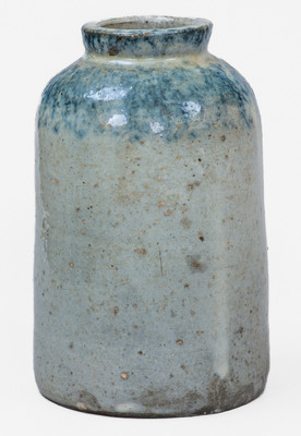 Scarce JOHN BELL / WAYNESBORO Cobalt-Decorated Stoneware Canning Jar, c1850-80