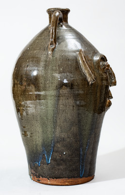 Monumental B.B. CRAIG / VALE, N.C. Face Jug, 1979