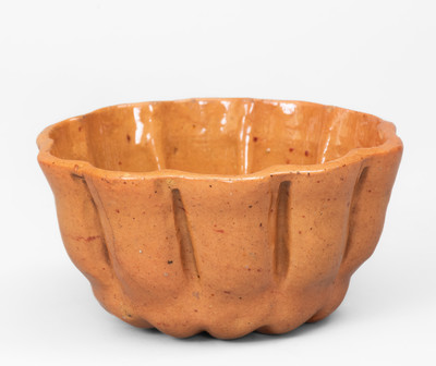 Glazed JOHN BELL / WAYNESBORO, Pennsylvania Redware Pudding Mold