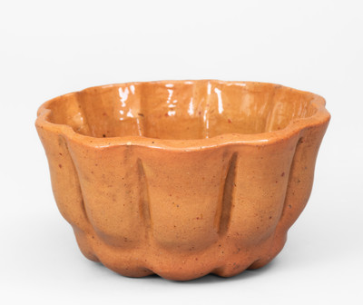 Glazed JOHN BELL / WAYNESBORO, Pennsylvania Redware Pudding Mold