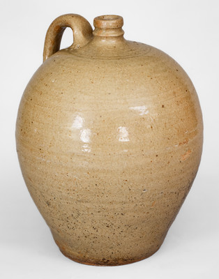 Edgefield District, SC Stoneware Jug w/ Impressed Marks, probably B.F. Landrum, Horse Creek Valley