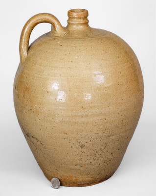 Edgefield District, SC Stoneware Jug w/ Impressed Marks, probably B.F. Landrum, Horse Creek Valley