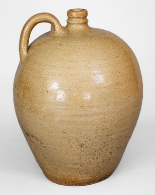 Edgefield District, SC Stoneware Jug w/ Impressed Marks, probably B.F. Landrum, Horse Creek Valley