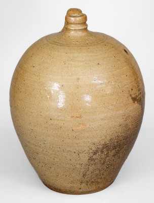 Edgefield District, SC Stoneware Jug w/ Impressed Marks, probably B.F. Landrum, Horse Creek Valley