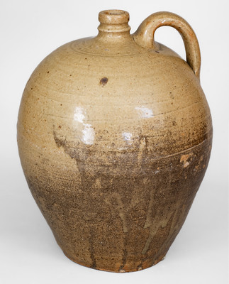 Edgefield District, SC Stoneware Jug w/ Impressed Marks, probably B.F. Landrum, Horse Creek Valley