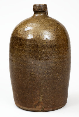 Fine J.W.S. & CO. / PINE HOUSE, / S.C. Stoneware Jug, John W. Seigler, Shaw s Creek, Edgefield District, SC