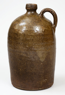 Fine J.W.S. & CO. / PINE HOUSE, / S.C. Stoneware Jug, John W. Seigler, Shaw s Creek, Edgefield District, SC