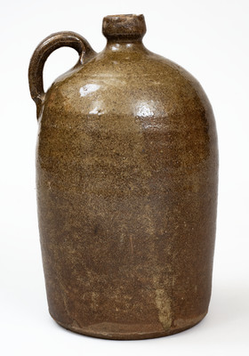 Fine J.W.S. & CO. / PINE HOUSE, / S.C. Stoneware Jug, John W. Seigler, Shaw s Creek, Edgefield District, SC