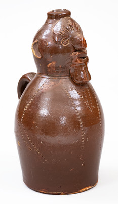 Stoneware Face Jug attrib. Norman Smith, Lawley, Alabama, second quarter 20th century
